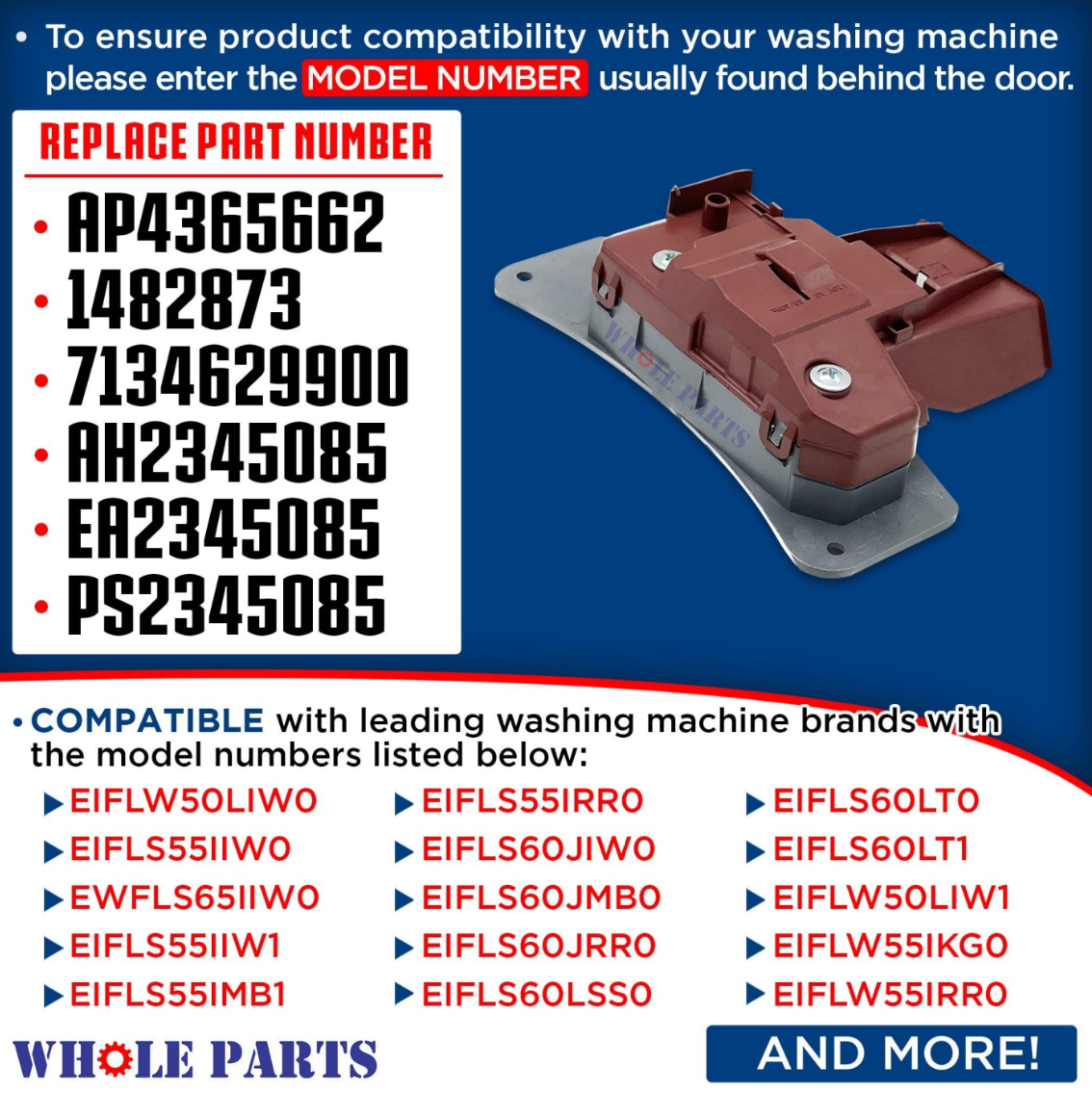 New 134629900 Washer/Dryer Door Latch for Frigidaire and Electrolux eBay