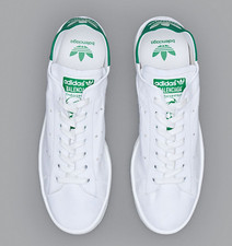 BALENCIAGA x Adidas Stan Smith soft leather sneakers - white, Men's Size UK 11