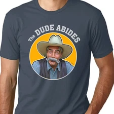 The Dude Abides  Big Lebowski  Unisex Cotton Crew Tee