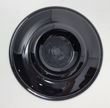 Piano Caster Cups  SET OF 4  Ebony Black - 5-3/8" Diameter