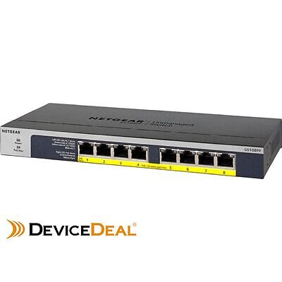 Netgear GS108PP 8-port Gigabit Ethernet PoE+ Unmanaged Switch - Picture 2 of 2