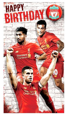 Biglietto Di Compleanno Personalizzato Liverpool FC Con Qualsiasi - Foto 9