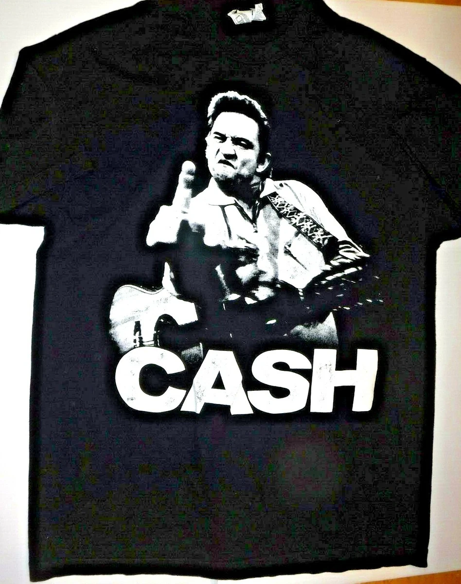 Johnny cash flipping bird hot sale shirt