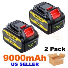 2 Pk NEW For Dewalt DCB609 DCB606 20V/60V MAX FLEXVOLT 9.0AH Lithium-Ion Battery