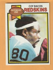 Coy Bacon Washington Redskins 1979 Topps #215 Ironton Ohio 8C