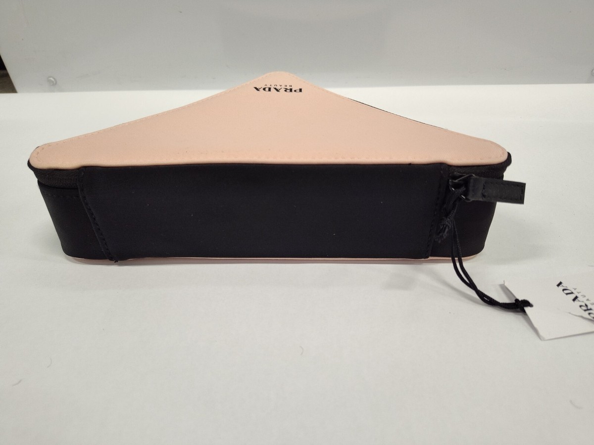 PRADA プラダ メイクバッグ PRADA PARADOXE Beauty Pouch Pink Triangle Bag Cosmetic