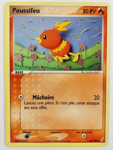 Carte Pokémon Poussifeu 65/100 Ex Gardiens de Cristal Fr - Photo 1/2