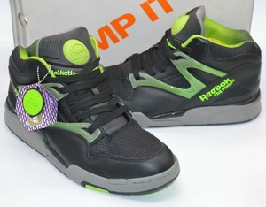 green reebok pumps
