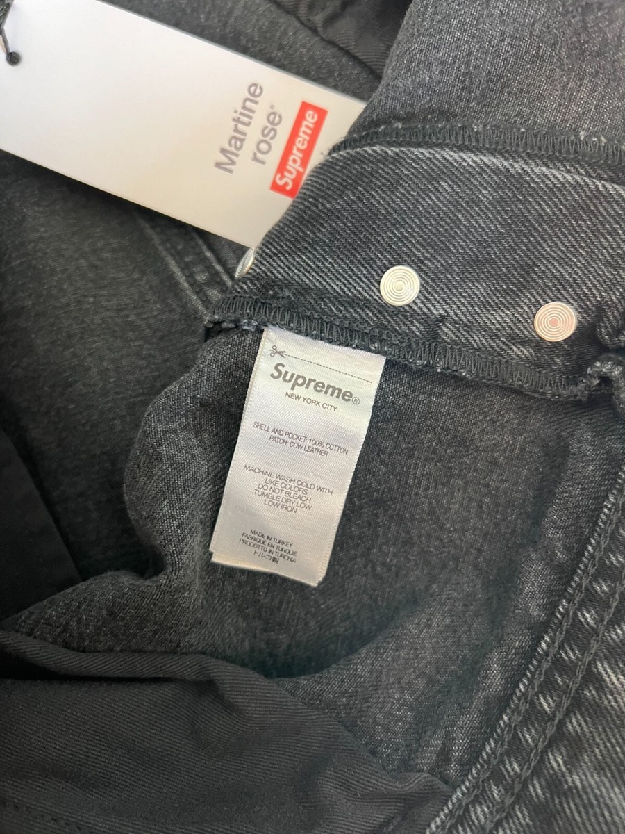 Martine Rose x Supreme Denim Cargo Pants - Size 34 - Washed