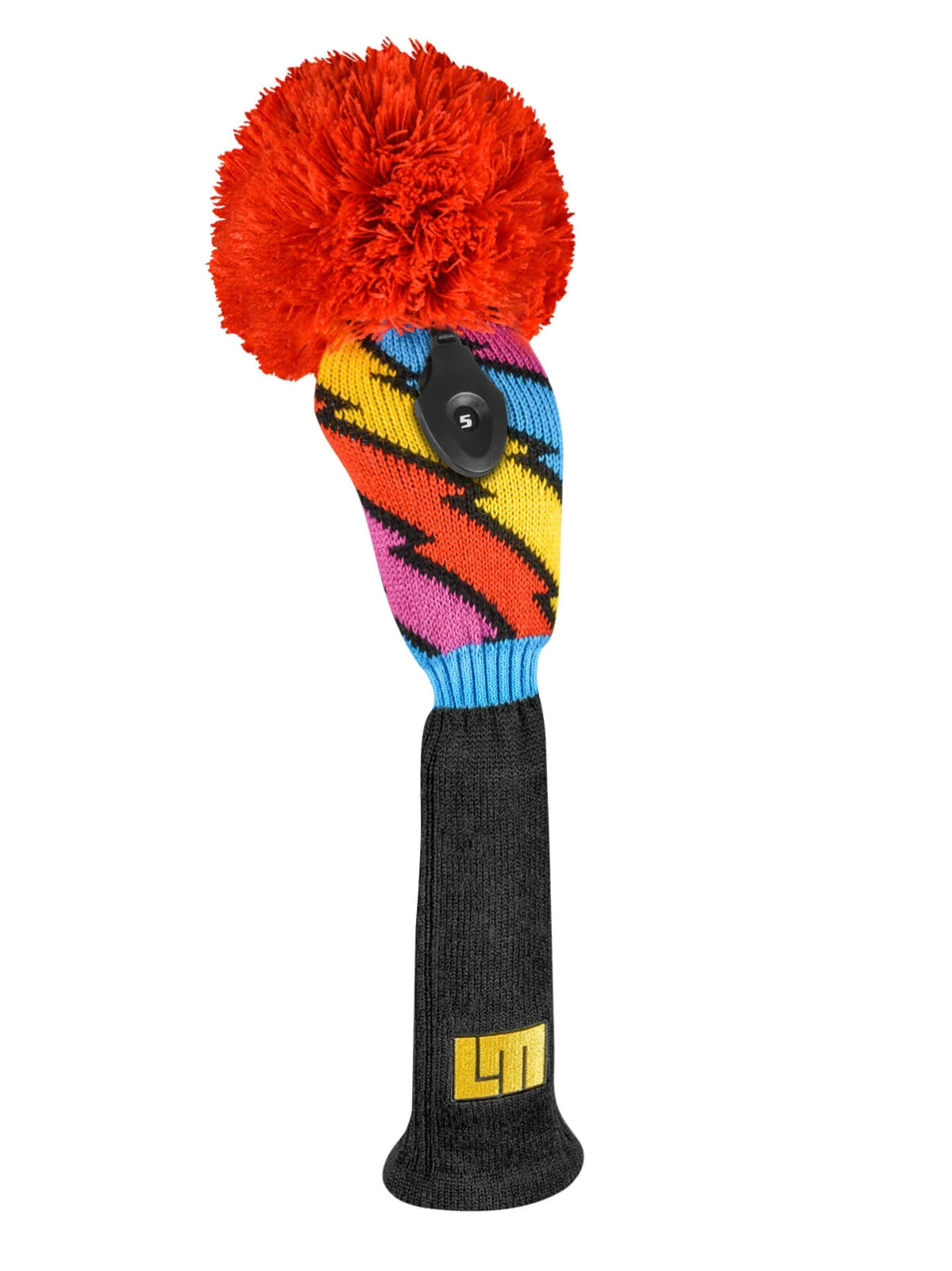 LOUDMOUTH CAPTAIN THUNDERBOLT FAIRWAY WOOD POMPOM HEADCOVER.