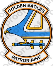STICKER USN VP 9 Golden Eagles