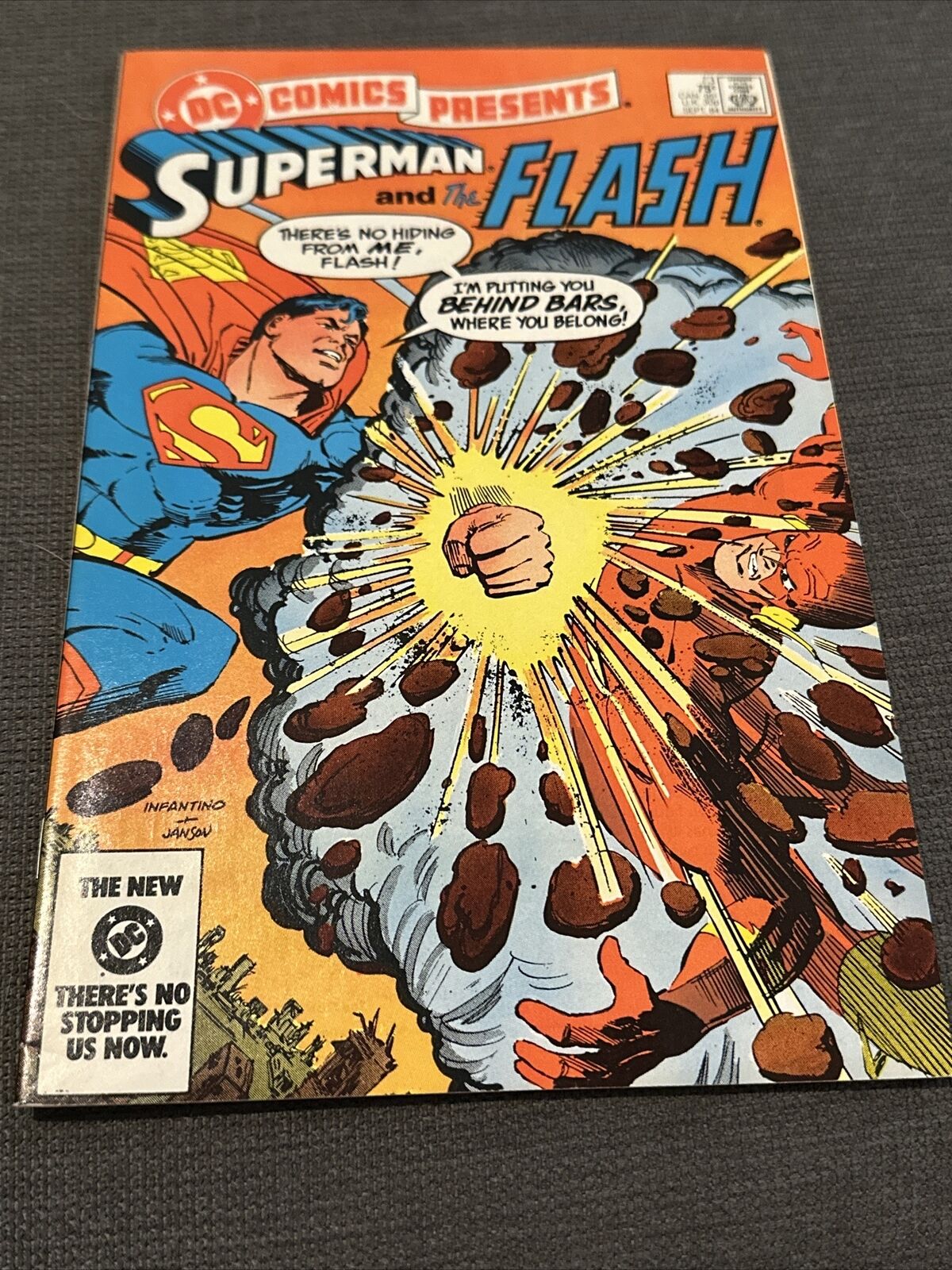 DC COMICS PRESENTS 73 SUPERMAN & FLASH  CARY BATES STORY 1984