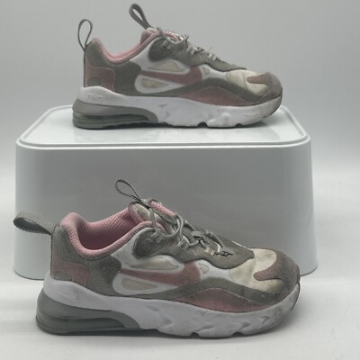 Nike Air Max 270 React Sneaker Gr. UK Kinder 7,5 Rosa Slipper Schuhe Mädchen