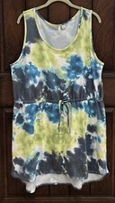 CATO Women's Dress Casual Sleeveless Multicolor Size X-Large Elastic Waist EUC