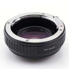Lens Adapter Focal Reducer Speedbooster for Pentax PK Lens to M4/3 Camera 0.71x