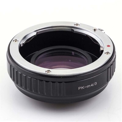 Lens Adapter Focal Reducer Speedbooster for Pentax PK Lens to Micro M4/3 Mount