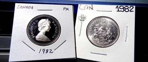 1982 Canada 50 Cents — photo from the most recent tracked eBay sale