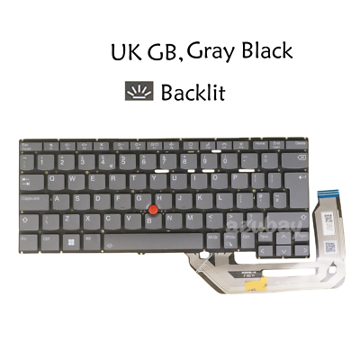 UK Laptop Keyboard for Lenovo Thinkpad X13 (2-in-1) Gen 5/ (Yoga