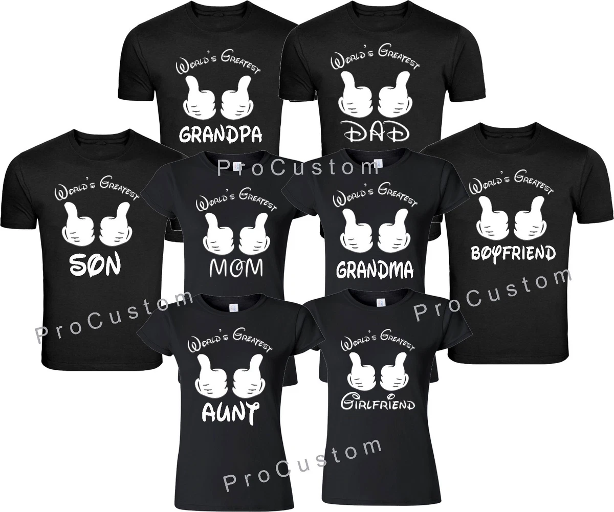 Camisetas personalizadas disney familia outlet