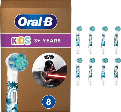 8 x Braun Oral-B Kids Star Wars Aufsteckbürsten