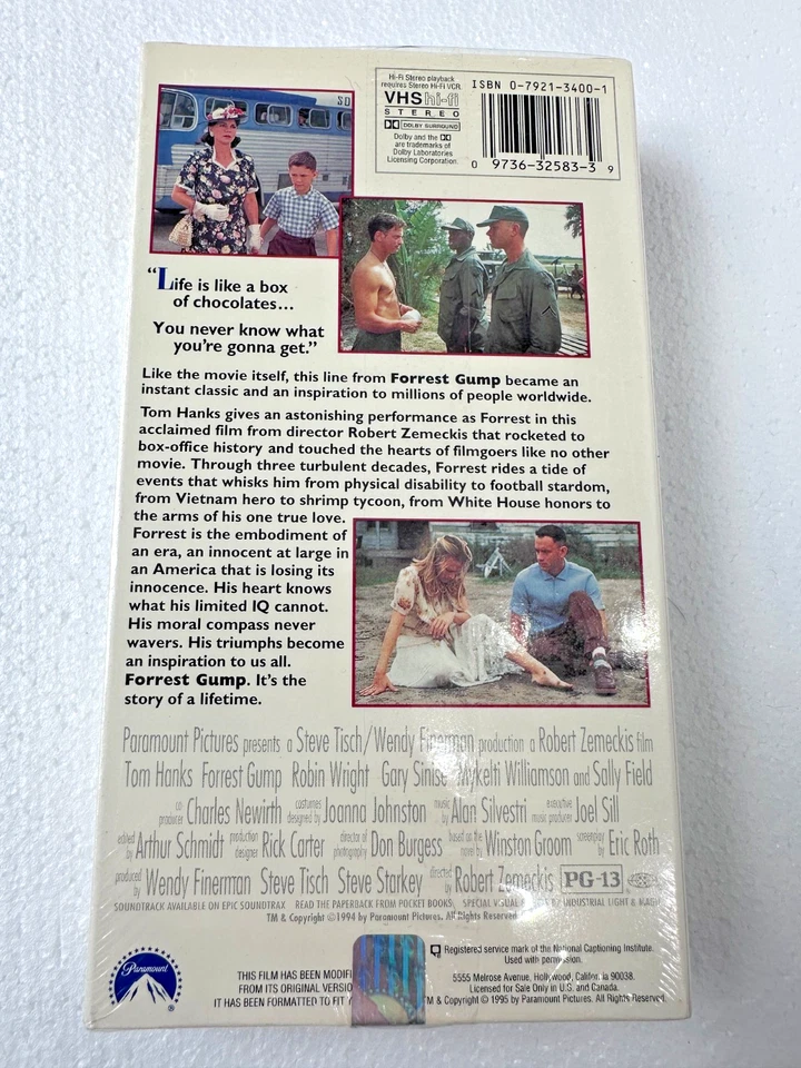 Forrest Gump & Big VHS Tom Hanks New Sealed - Image 4 of 4