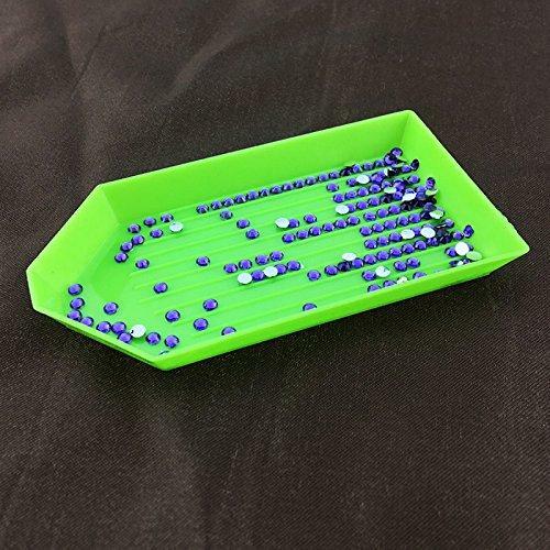 24Pcs Plastic Bead Sorting Trays Box Triangle DIY Diamond Painting Cross... - Bild 3 von 5
