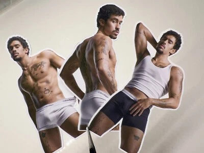 BAD BUNNY 3" STICKER CALVIN KLEIN SHIRTLESS PHOTO 3" DIE CUT STICKER FAN GIFT