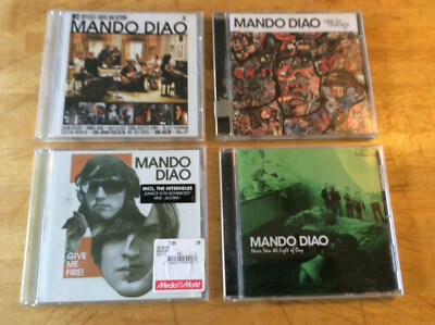 Mando Diao [4 CD Alben] Never Seen Light Give me Fire Ode Ochrasy MTV Unplugged