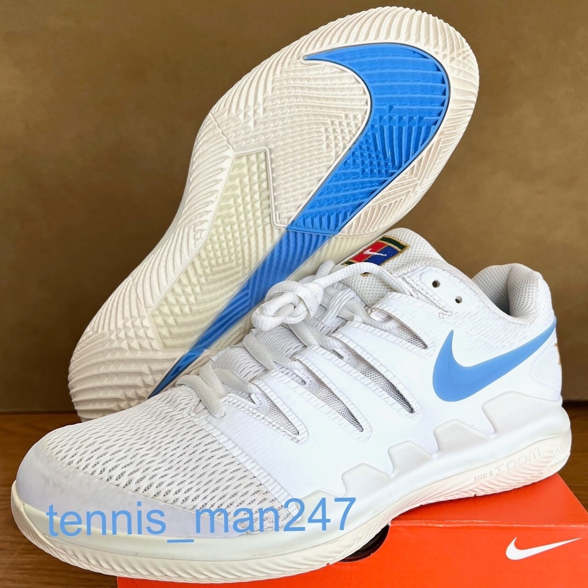 Nike Roger Federer RF 2018 Wimbledon Zoom Vapor X PE Nadal Tennis