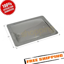 Icon 12119 28" x 22" Smoke SL1824 RV Skylight