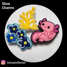Shoe Charms "Axolotl" Set of 3