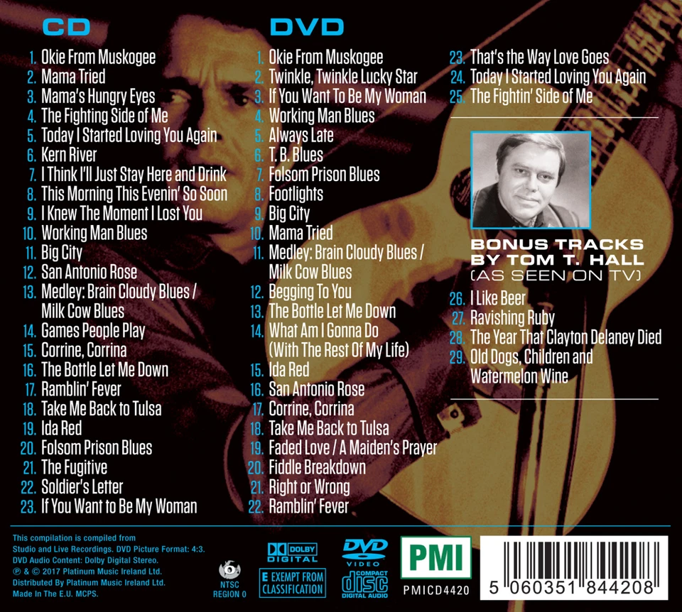 Merle Haggard The Ultimate Collection Set (Deluxe Edition CD & all region DVD) Foto 2 de 2