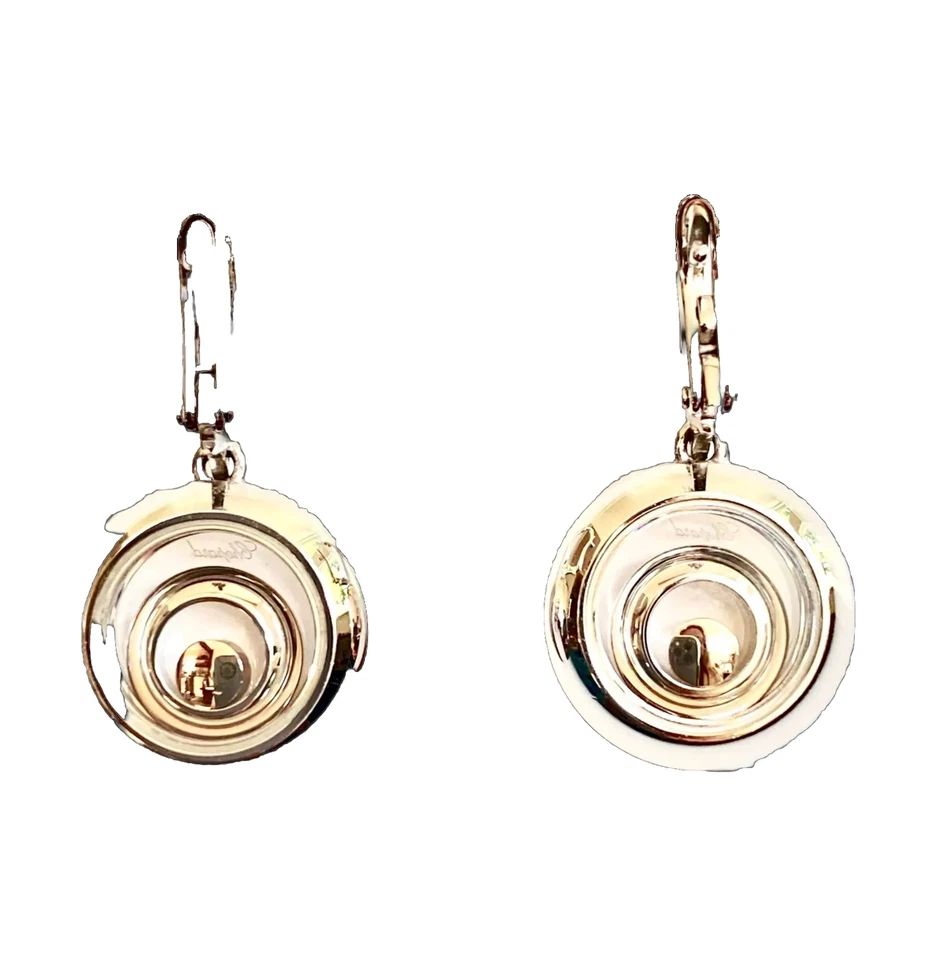 Pendientes Chopard Happy Spirit oro blanco 18kt diamantes Foto 3 de 3