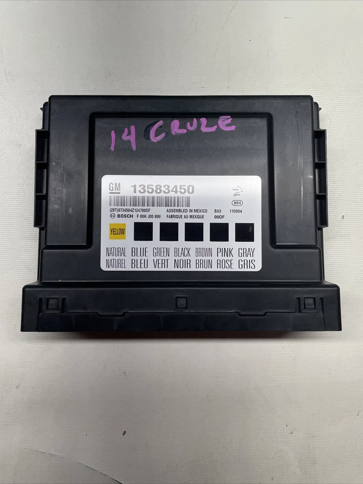 Chevrolet Cruze 2014 módulo de control de carrocería BCU BCM 13583450 OEM Foto 2 de 4