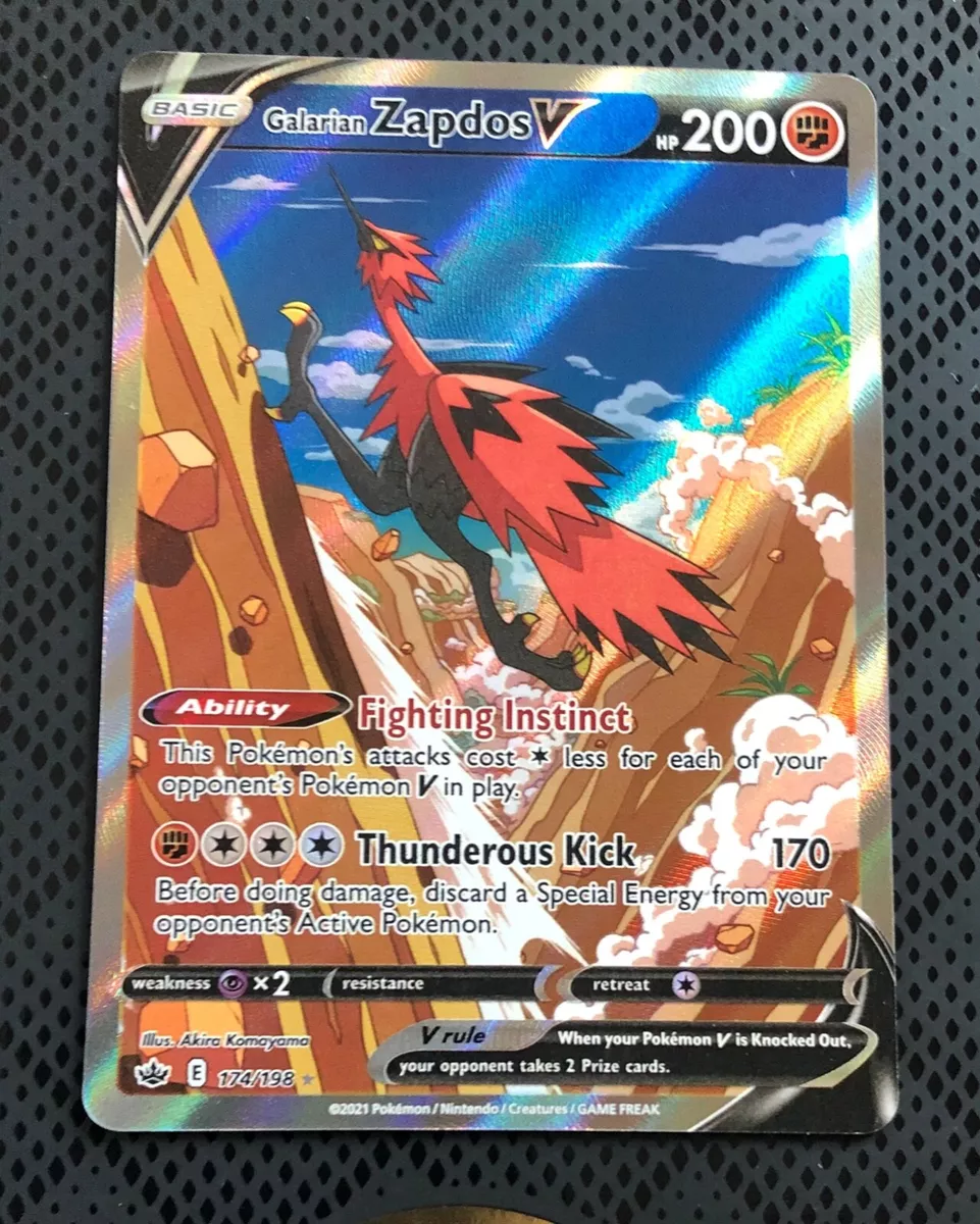 Pokémon - 1 Card - Galarian Zapdos V - Catawiki