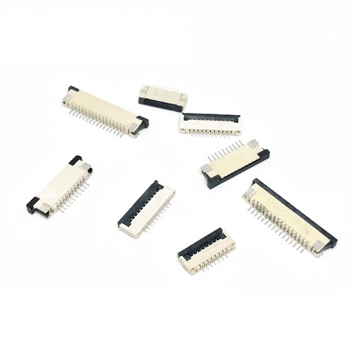 Conector FFC/FPC de paso de 1,0 mm contacto superior/inferior/carcasa de almeja 4 ~ 32 pines cable plano - Imagen 9 de 13
