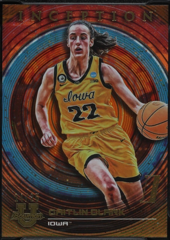 2022-23 Bowman Inception University - Caitlin Clark #68 for sale
