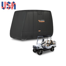 Golf Cart Cover Heavy Duty 420D Waterproof for EZGO, Club Car, Yamaha 2/2 2