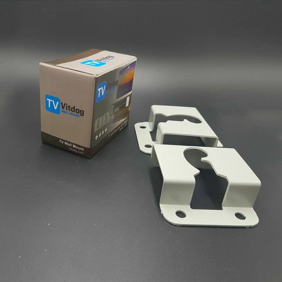 Soporte universal minimalista de montaje en pared para TV inclinable VESA se adapta a LED LCD de 19" - 65" Foto 4 de 4