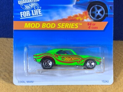 Z9-84 HOT WHEELS - COOL, MAN! - 1996 - '67 CAMARO - #399 - GREEN