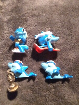Rare German Ferrero Kinder Egg Toy Surprise 1990s Dolphin lot 4