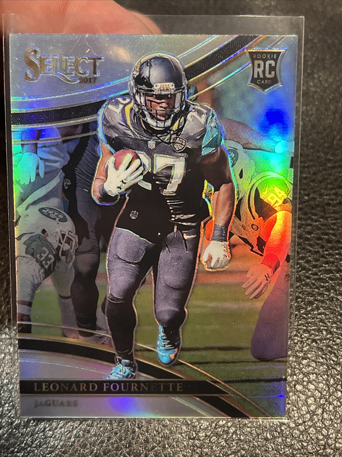 2017 Panini Select Leonard Fournette RC Field Level Silver Prizm #245 Buccaneers