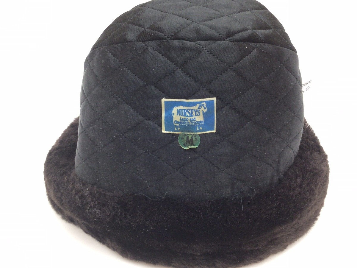 Vtg Nurseys of Bungay Sheepskin Fur Pillbox Hat Made in UK Vintage Mink Fur Pillbox Hat Made by Coralie 1950s - Etsy main image 3