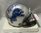 Charlie Sanders HOF Signed Autographed Detroit Lions Mini Helmet JSAW
