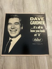 Dave Gardner ...it's all in how you look at "it" Capitol Records Comedy LP 1967