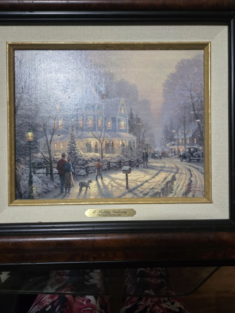 Thomas Kinkade Holiday Gathering In Art Prints for sale | eBay
