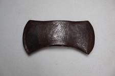 Vintage Antique Embossed BLACK RAVEN True Temper Double Bit Axe Kelly Ax