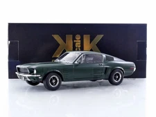 KK SCALE MODELS 1/18 - FORD MUSTANG GT FASTBACK BULLITT MOVIE EDITION - 1968 181
