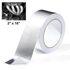 5cm x 5M Silver Exhaust Heat Wrap Manifold Downpipe High Temp Bandage Tape 