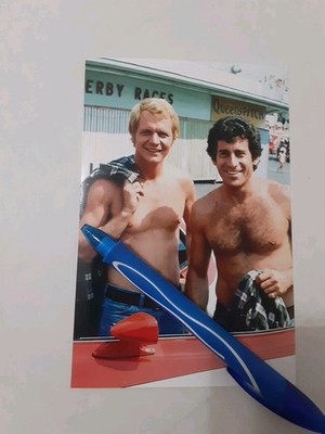 DAVID SOUL & PAUL MICHAEL GLAZIER STARSKY & HUTCH TV SHOW GLOSSY COLOR 4X6 PHOTO